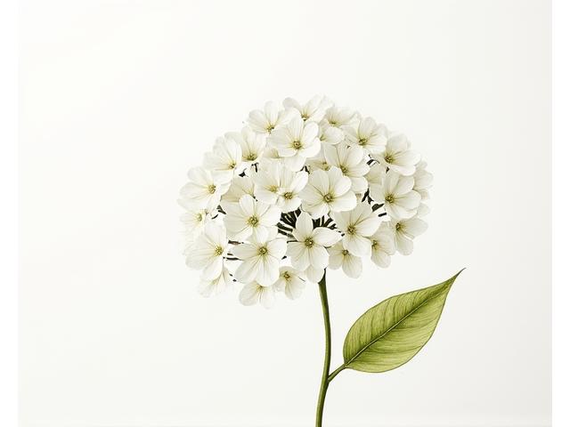 수강생 작품: 섬세하게 그려진 수국 보태니컬 아트