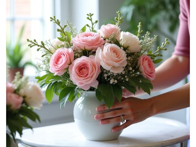 화려한 플라워 어레인지먼트 - 부케와 센터피스 제작