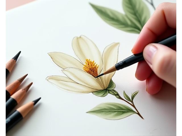 기초 보태니컬 아트 - 섬세한 꽃과 식물 드로잉