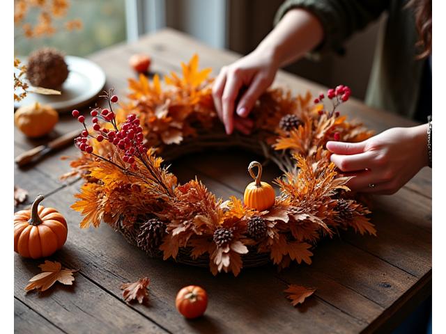 계절 리스 만들기 - 시즈널 플로럴 디자인