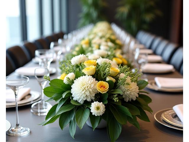 기업 행사 플라워