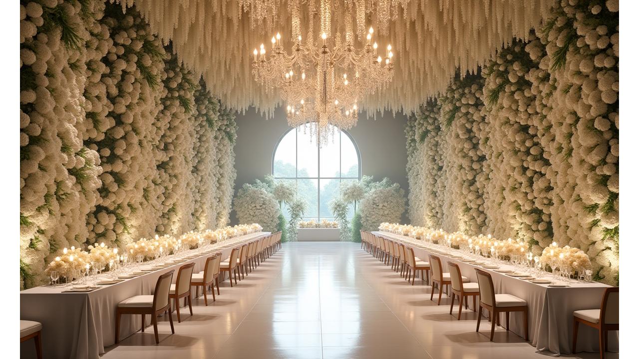 신라호텔 VIP 웨딩의 로맨틱한 가든 테마