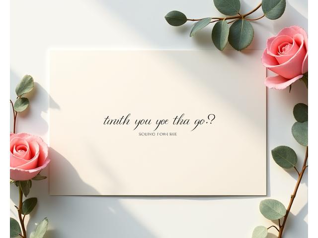 고급스러운 메시지 카드 옆에 놓인 프리저브드 장미 한 송이