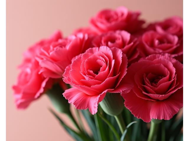 전통적인 어버이날 선물인 카네이션 프리저브드 플라워