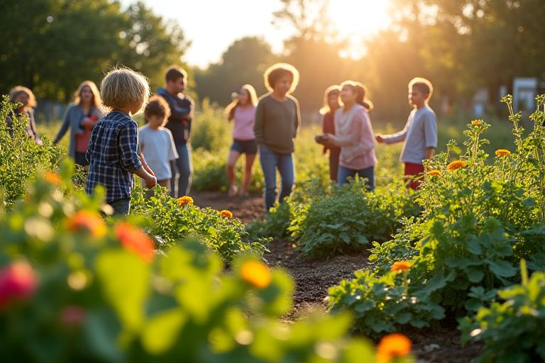 공공 커뮤니티 가든, 주민들의 교류 공간