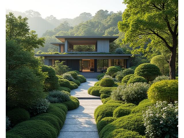 한남동 200평 내추럴 가든 전경